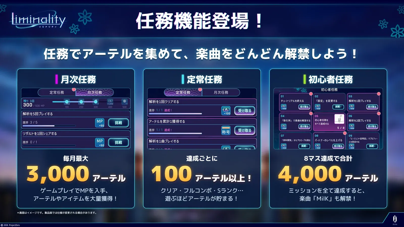 任務機能登場